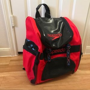 RED SPEEDO SWIM BAG